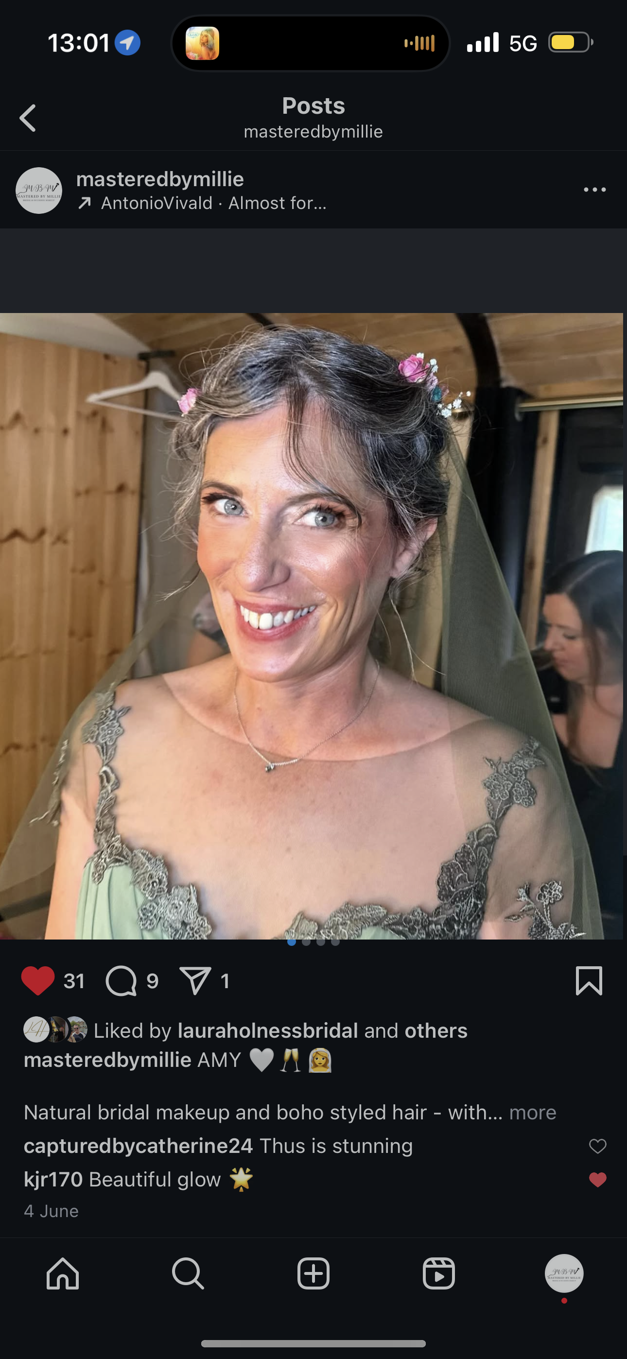 Exquisite makeup transformation